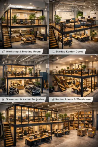 Mezzanine Ruang Kantor di Jati Mekar
